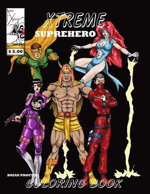 Brian Proctor - Xtreme Superhero Coloring Book, Häftad