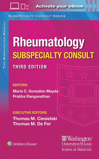 Washington Manual Rheumatology Subspecialty Consult av Maria Gonzalez, Dr Maria Gonzalez MD