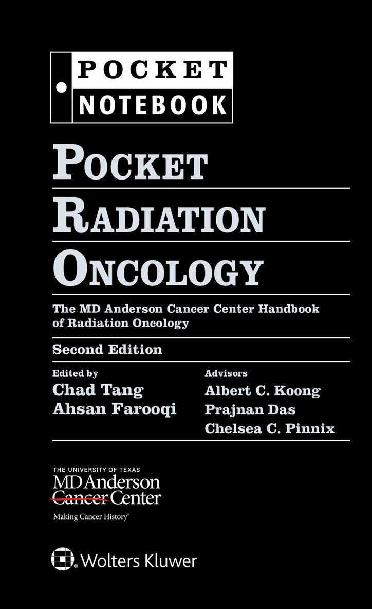 CHAD TANG, AHSAN FAROOQI - Pocket Radiation Oncology, Övrigt