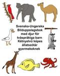 Svenska-Ungerska Bilduppslagsbok med djur fr tvsprkiga barn
