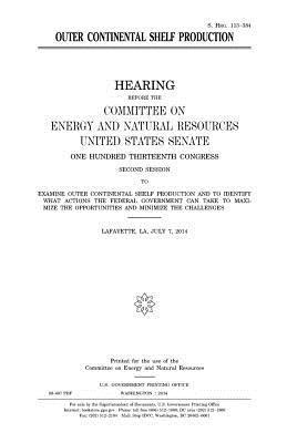 United States Senate, Committee on Energy and Natur Resources - Outer continental shelf production, Häftad. Tillgänglighet: Lägg i varukorg