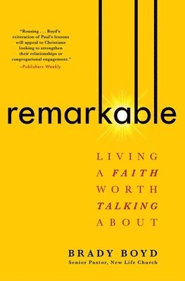 Brady Boyd - Remarkable, Häftad. Tillgänglighet: Lägg i varukorg