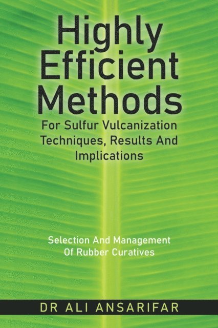 Dr Ali Ansarifar - Highly Efficient Methods for Sulfur Vulcanization                                           Techniques, Results and Implications, E-bok