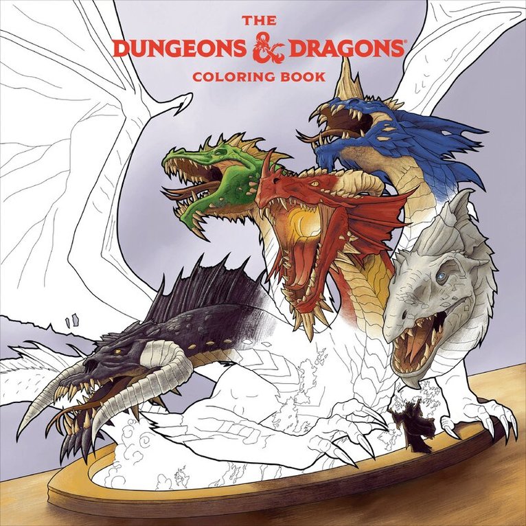 Official Dungeons & Dragons - Dungeons & Dragons Coloring Book, Häftad