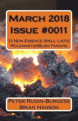 Brian Hanson, Peter Rudin-Burgess - March 2018 Issue #0011: Rolemaster Blog Fanzine, Häftad. Tillgänglighet: Lägg i varukorg