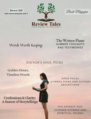 Jeyran Main - Review Tales - A Book Magazine For Indie Authors - 15th Edition (Summer 2025), Häftad. Tillgänglighet: Lägg i varukorg
