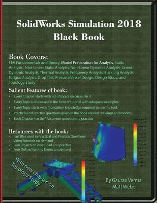 Gaurav Verma, Matt Weber - SolidWorks Simulation 2018 Black Book, Häftad