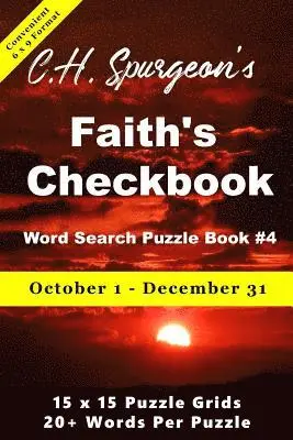 Christopher Di Armani - C. H. Spurgeon's Faith Checkbook Word Search Puzzle Book #4: October 1 - December 31 (convenient 6x9 format), Häftad. Tillgänglighet: Lägg i varukorg