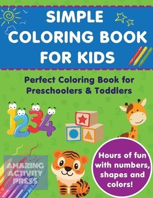 Amazing Activity Press - Simple Colouring Book For Kids, Häftad. Tillgänglighet: Lägg i varukorg