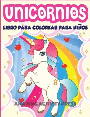Amazing Activity Press - Unicornios Libro Para Colorear Para Niños Edades 4-8, Häftad. Tillgänglighet: Lägg i varukorg