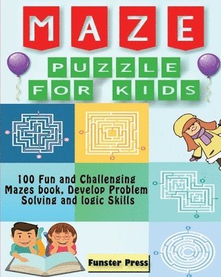 Funster Press - Maze Puzzle for kids, Häftad