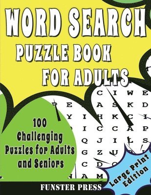 Funster Press - Word Search Puzzle Book for Adults, Häftad