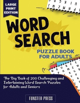 Funster Press - Word Search Puzzle Book for Seniors, Häftad