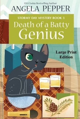 Angela Pepper - Death of a Batty Genius - Large Print, Häftad