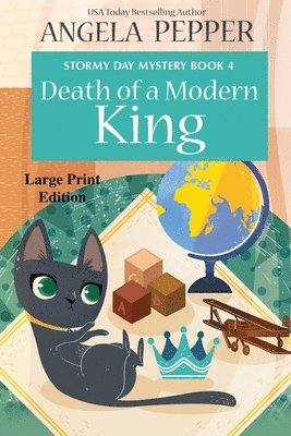 Angela Pepper - Death of a Modern King - Large Print, Häftad