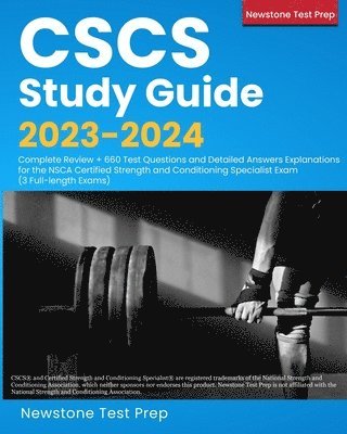 Newstone Test Prep - Cscs Study Guide 2023-2024, Häftad