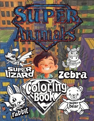 M And Jay Designs - Super Animals Coloring Book, Häftad. Tillgänglighet: Lägg i varukorg