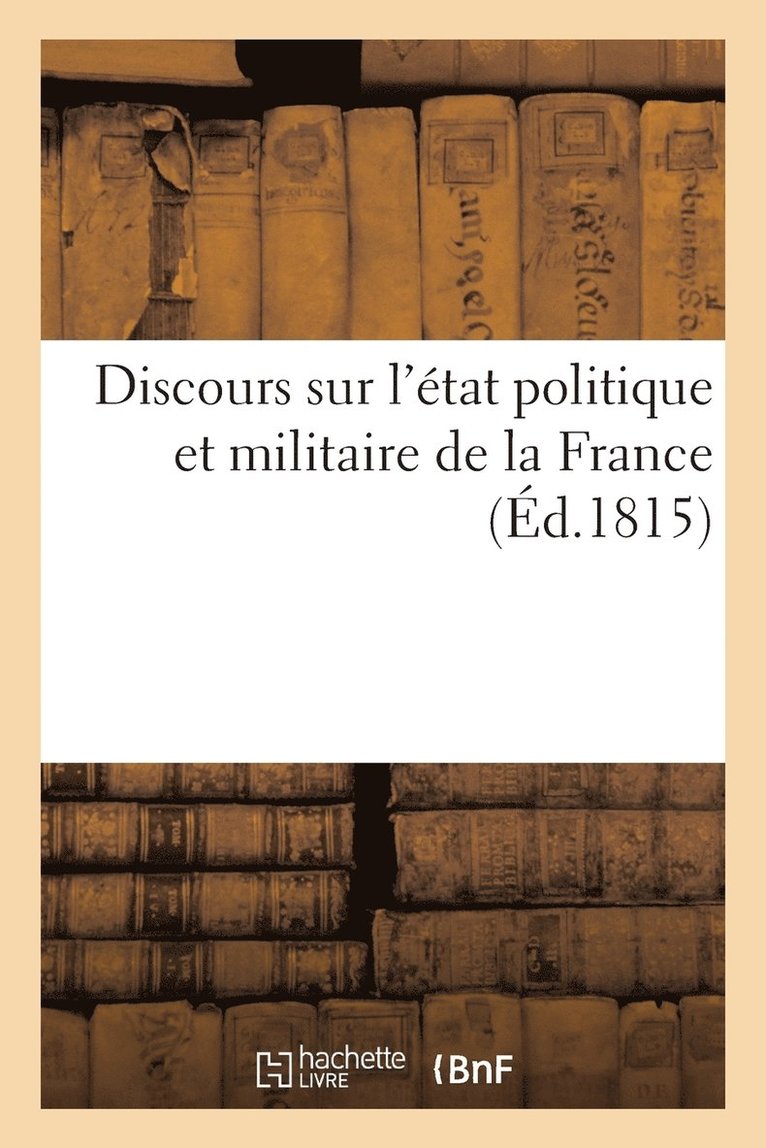 César de Saint-Réal - Discours Sur l'État Politique Et Militaire de la France, Häftad. Tillgänglighet: Lägg i varukorg