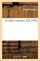 Joseph Luciani - Feuilles Volantes, Häftad. Tillgänglighet: Lägg i varukorg