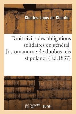 Chardin - Droit civil, Häftad. Tillgänglighet: Lägg i varukorg