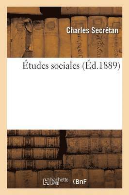 Charles Secrétan - Études Sociales, Häftad