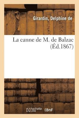 Delphine De Girardin - Canne de M. de Balzac, Häftad