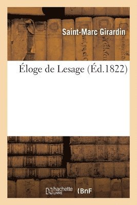 Éloge de Lesage