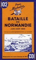 Battle Of Normandy - Michelin Historical Map 102