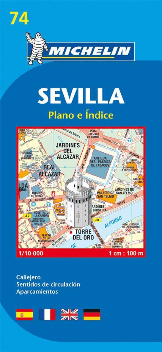 Sevilla Michelin 74 stadskarta : 1:10000, Övrigt