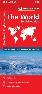 World - Michelin National Map 701