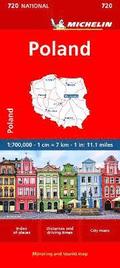 Poland - Michelin National Map 720