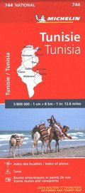 Tunisia - Michelin National Map 744