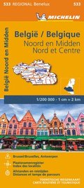 Michelin Map Belgium: North & Central 533