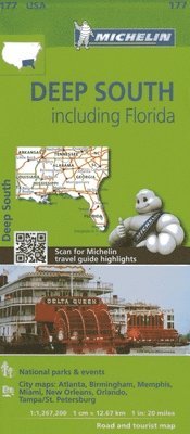 Michelin - Deep South - Zoom Map 177. Tillgänglighet: Lägg i varukorg