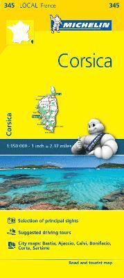 Michelin - Corse-du-Sud, Haute-Corse - Michelin Local Map 345, Övrigt. Tillgänglighet: Lägg i varukorg