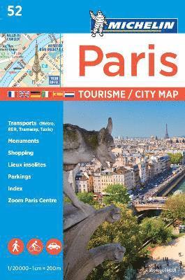 Paris - Michelin City Plan 52 av Michelin