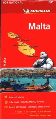 Malta - Michelin National Map 801