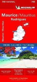 Maurice (Mauritius) - Michelin National Map 740