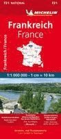 Michelin Frankreich einseitig 1 : 1 000 000, Övrigt