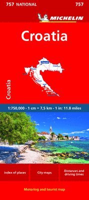 Michelin - Croatia - Michelin National Map 757, Övrigt