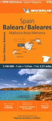 Balears - Michelin Regional Map 579