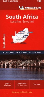 Michelin - South Africa - National Map 748, Övrigt