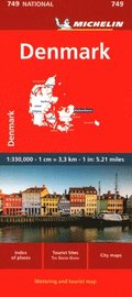 Denmark - Michelin National Map 749