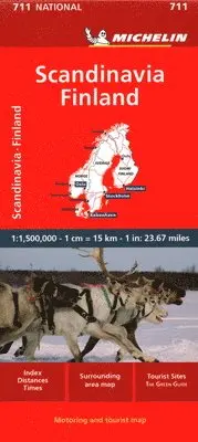 Scandinavia & Finland - Michelin National Map 711