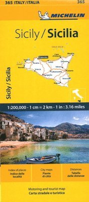 Sicily - Michelin Local Map 365 av Michelin