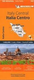 Italy Centre - Michelin Regional Map 563