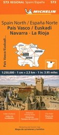 Pais Vasco Navarra Euskadi La Rioja - Michelin Regional Map 573