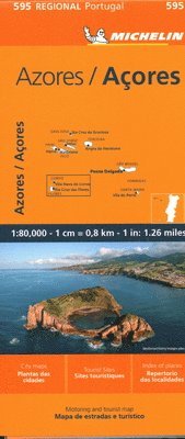 Azores - Michelin Regional Map 595