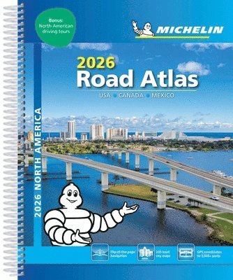 Michelin - USA Canada Mexico - 2026 Road Atlas (A4-Spiral), Häftad