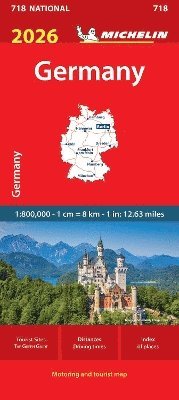 Michelin - Germany 2026 - Michelin National Map 718, Övrigt. Tillgänglighet: Lägg i varukorg